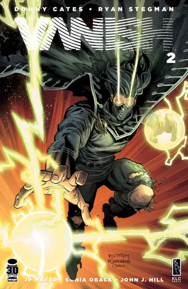 Cloaked figure with glowing eyes in Vanish #2 Cover D, perfect for trading cards collection