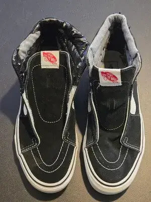 Vans Sk8-Hi Shoes Unisex different Sizes 8 & 9 Black White High Top no laces - Apparel