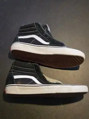 Vans Sk8-Hi Shoes Unisex different Sizes 8 & 9 Black White High Top no laces - Apparel
