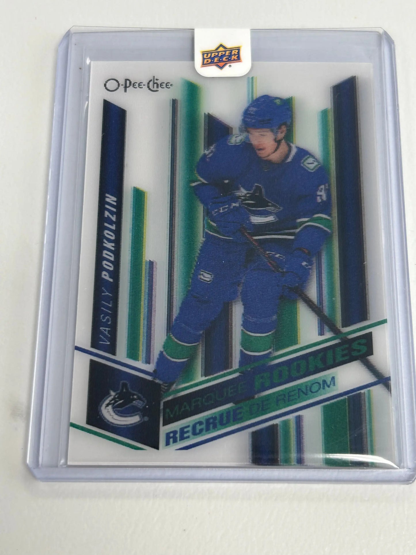 Vasily Podkolzin 2021 Upper Deck OPC 3D Rookie - Hockey Card Single