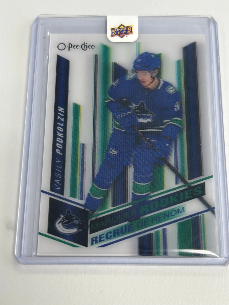 Vasily Podkolzin 2021 Upper Deck OPC 3D Rookie - Hockey Card Single