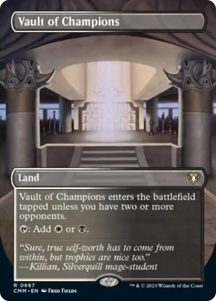 Vault of Champions (Borderless Alternate Art) [Commander Masters] - Magic Card Single