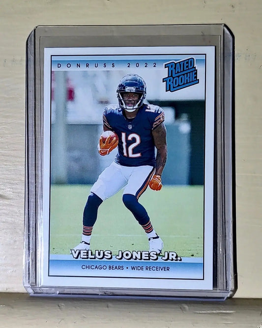 Velus Jones Jr 2022 NFL Panini #23 Rated Rookie Retro Football Card 1/4094 - Football Card Single