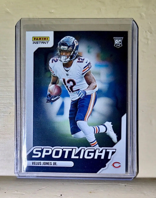 Velus Jones Jr 2022 NFL Panini #23 Spotlight Rookie Football Card 1/603 - Football Card Single
