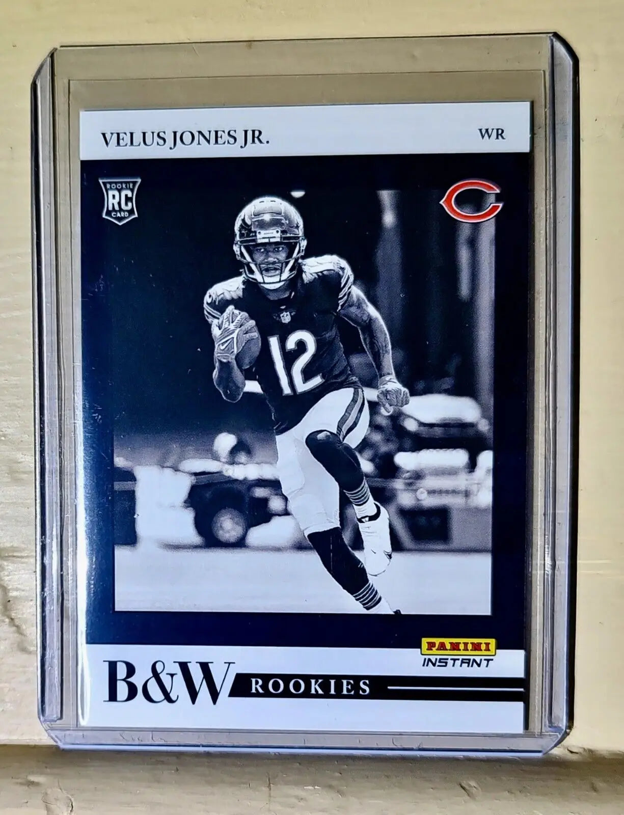 Velus Jones Jr. 2022 Panini NFL Black & White Rookies #23 Football Card 1 of 649 - Football Card Single