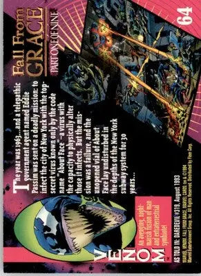 Venom - 1994 Fleer Marvel Universe - #64 - Non_sport - Non-Sports Card Single