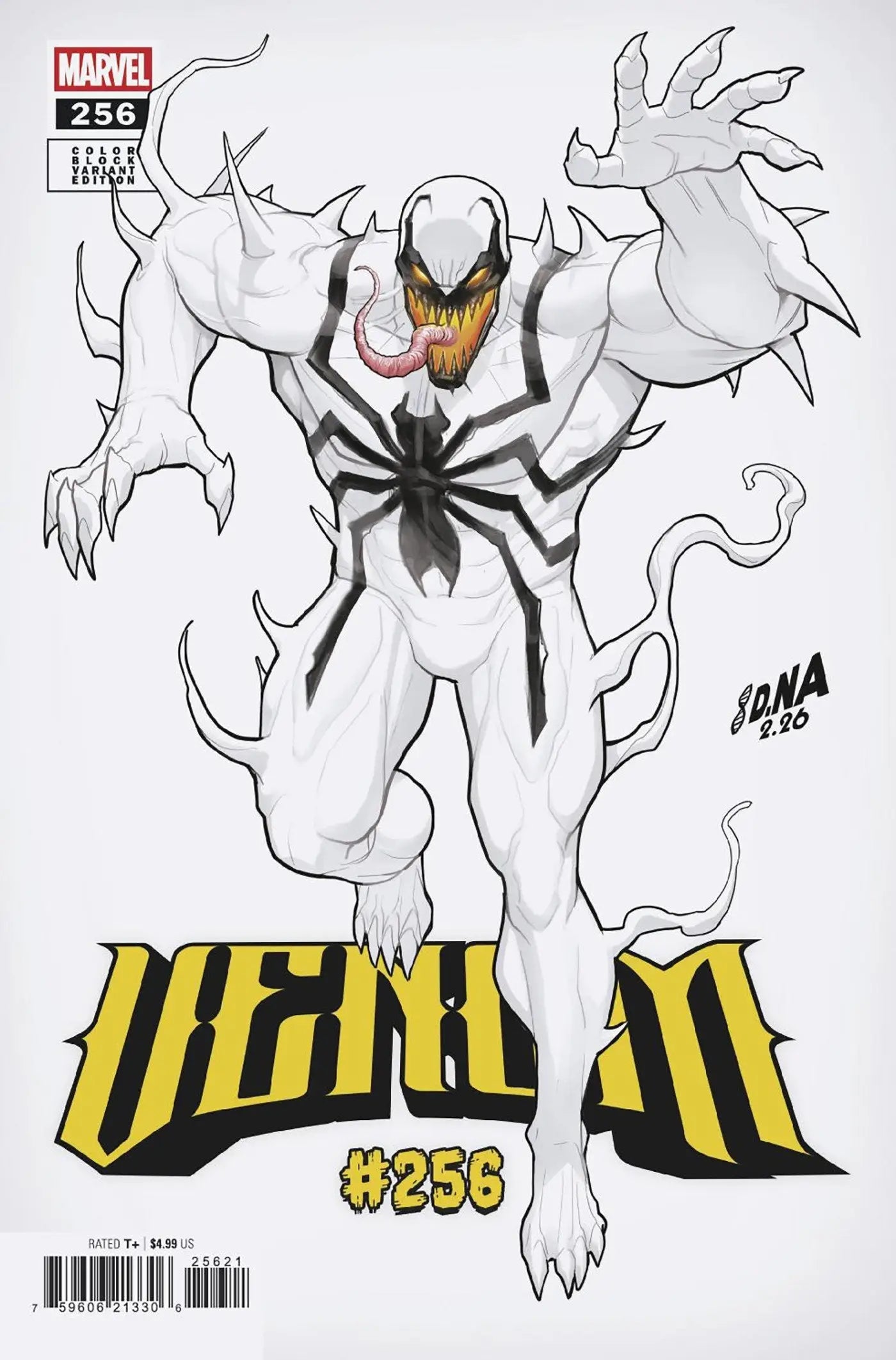 Venom #256 David Nakayama Color Block White Variant [Ds] - Back Issues