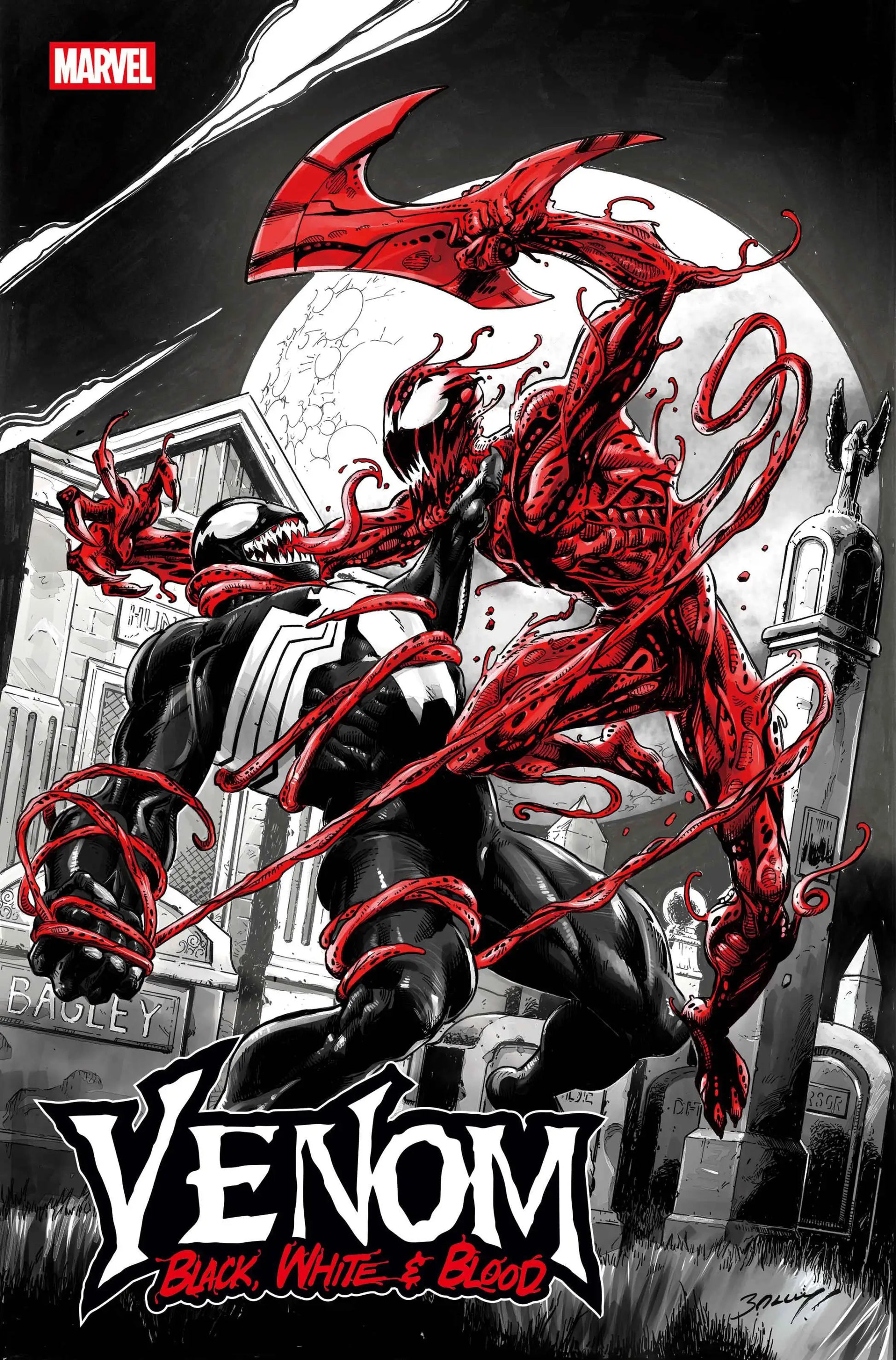 Venom: Black White & Blood #1 Mark Bagley Variant - Back Issues
