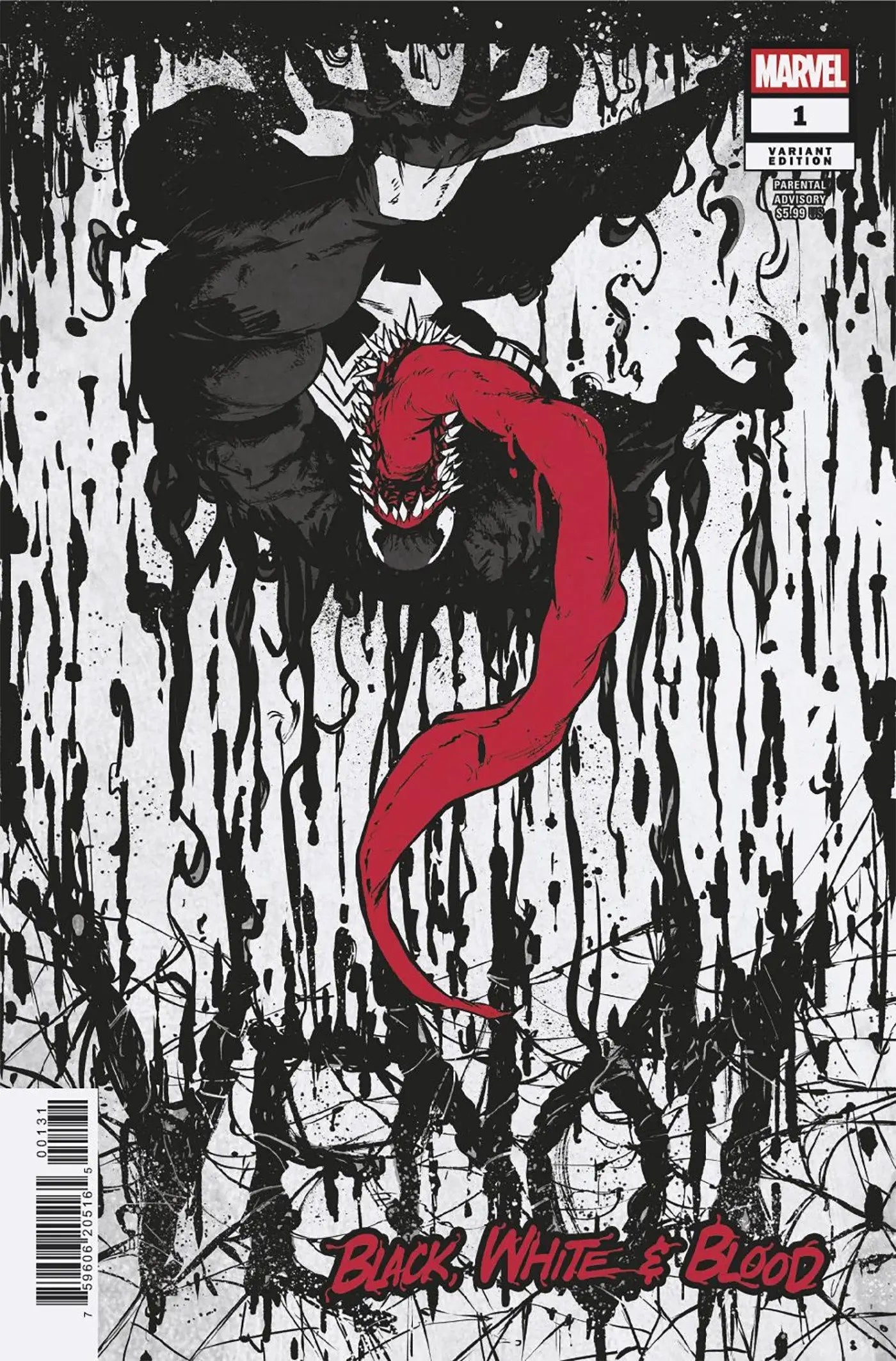 Venom: Black White & Blood #1 Sanford Greene Variant - Back Issues