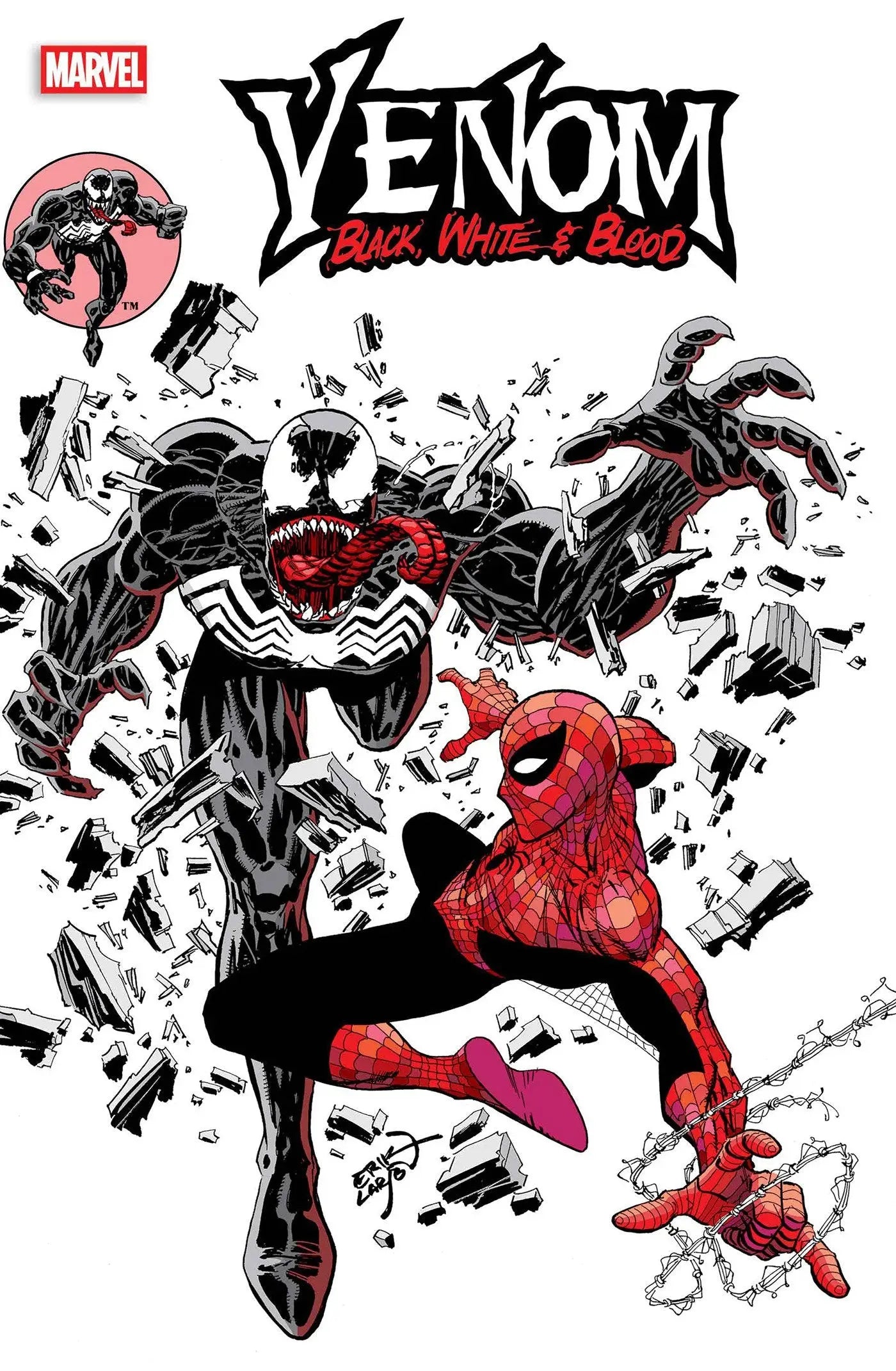 Venom: Black White & Blood #2 Erik Larsen Variant - Back Issues