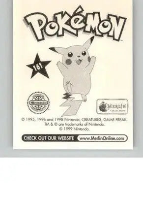 Venomoth - 1999 Merlin Pokemon Stickers - #161 - Non_sport - Non-Sports Card Single