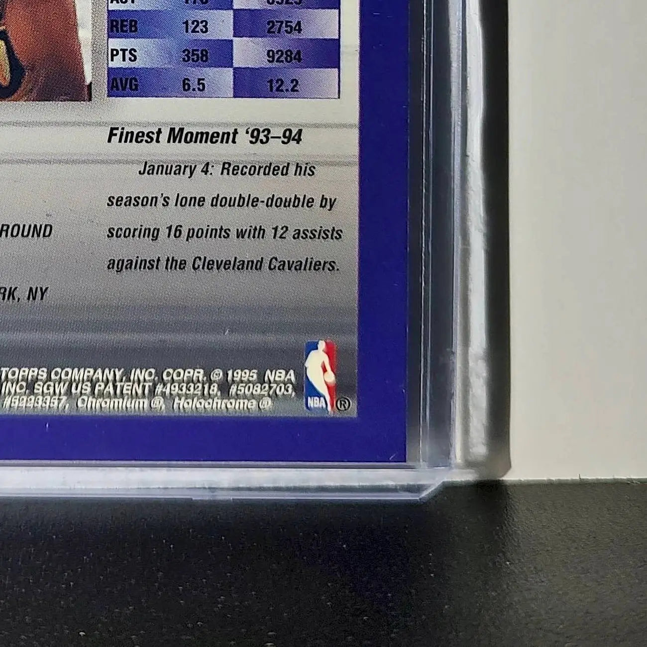 Vern Fleming 1994-95 Topps Finest #223 Basketball Card - Basketball Card Single