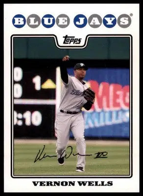 Vernon Wells 2008 Topps #520 Toronto Blue Jays - Baseball Card Single