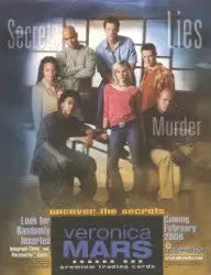 Promotional poster for Veronica Mars Season 1 in a trading card sell sheet