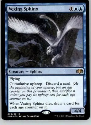 Vexing Sphinx - Dominaria Remastered - 73 - HP Magic: The Gathering - Magic Card Single