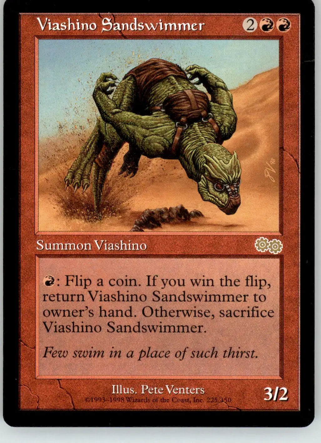 Viashino Sandswimmer - Urza’s Saga - 225 - HP Magic: The Gathering - Magic Card Single