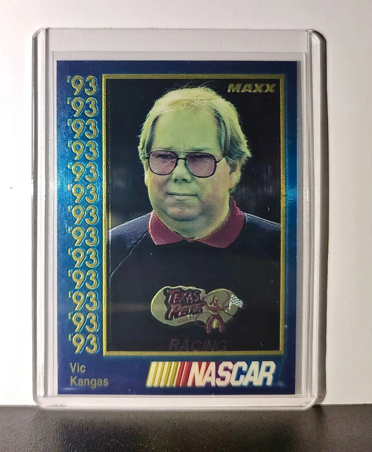 Vic Kangas 1993 Maxx Premier Plus Racing #164 NASCAR Card NEMCO Motorsports - Racing Card Single