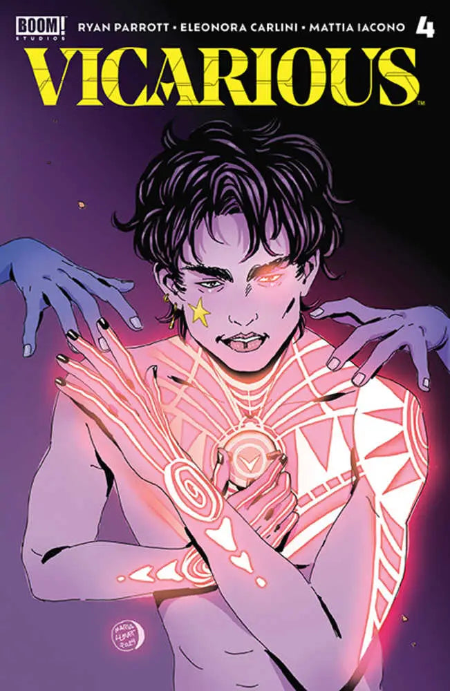Vicarious #4 Cover B Llovet with vibrant art, perfect for trading cards collectors