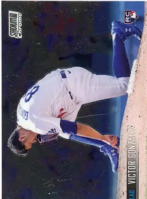 Victor Gonzalez Rookie 2021 Stadium Club Chrome #333 Los Angeles Dodgers - Baseball Card Single