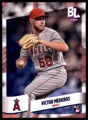 Victor Mederos Rookie 2024 Topps Big League #31 Los Angeles Angels - Baseball Card Single