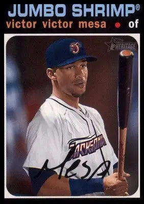 Victor Victor Mesa 2020 Topps Heritage Minor League #11 Jumbo Shrimp - Baseball Card Single