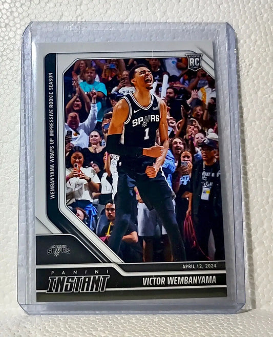 Victor Wembanyama 2023-24 Panini #495 NBA Rookie Card 1 of 12412 - Basketball Card Single