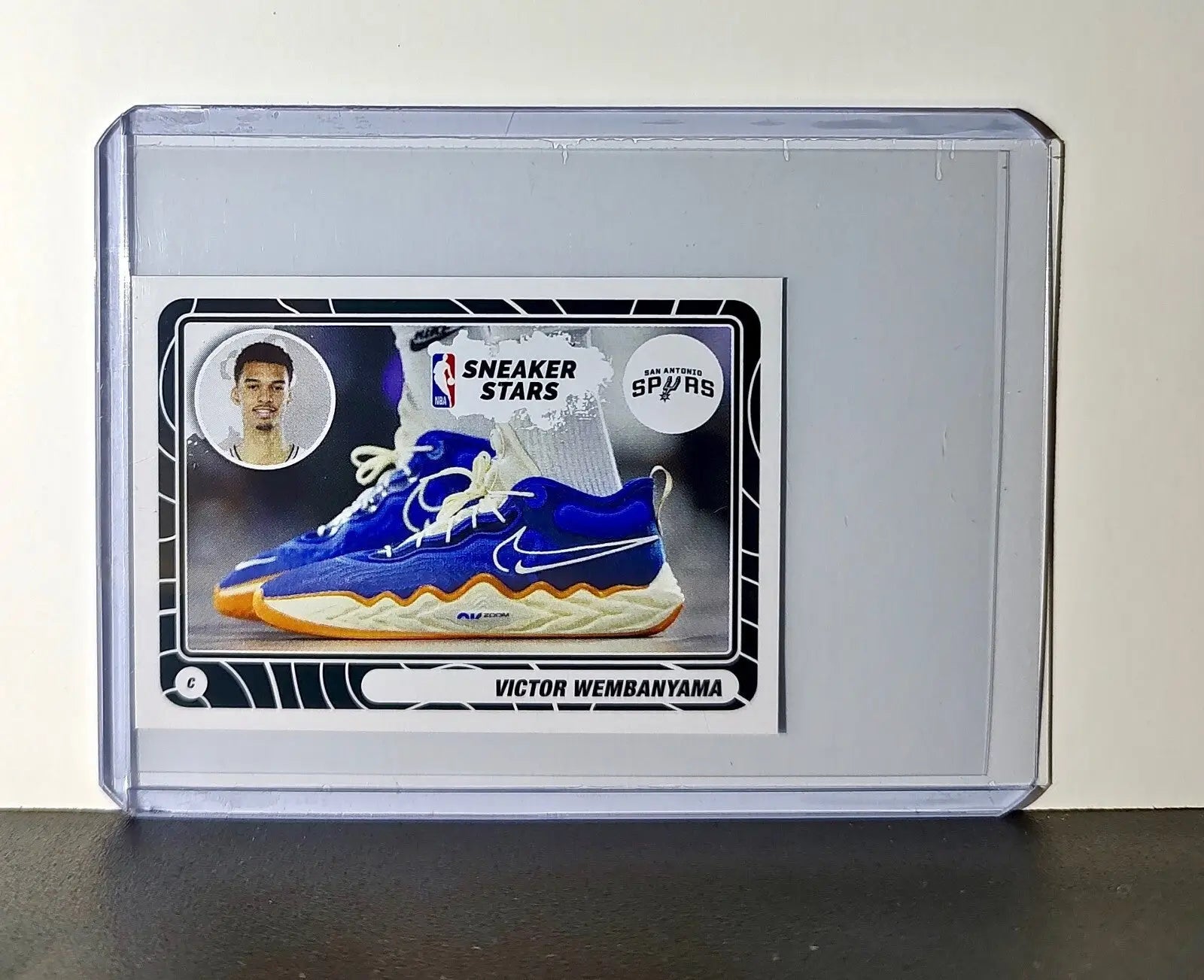 Victor Wembanyama 2023-24 Panini NBA #53 Sneaker Sticker Card San Antonio Spurs - Basketball Card Single