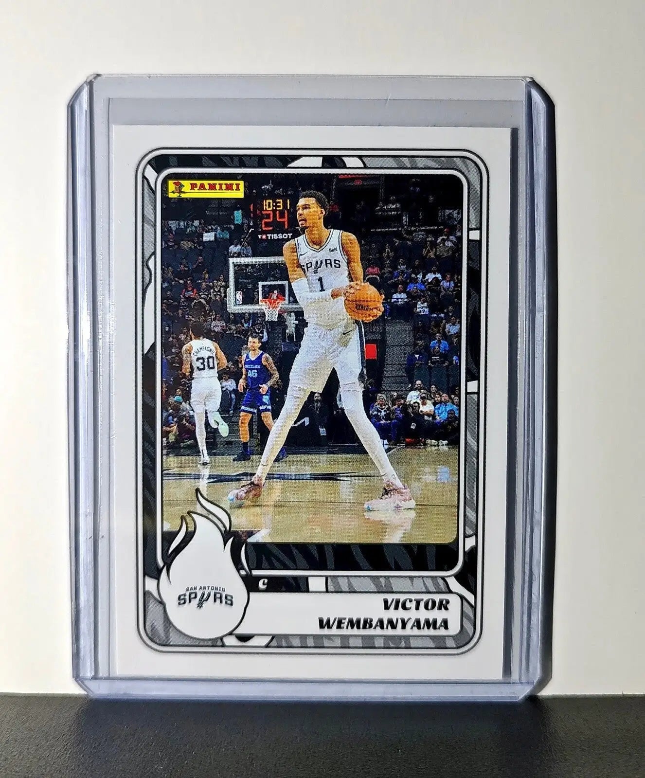 Victor Wembanyama 2024-25 Panini NBA #63 Sticker Card San Antonio Spurs - Basketball Card Single