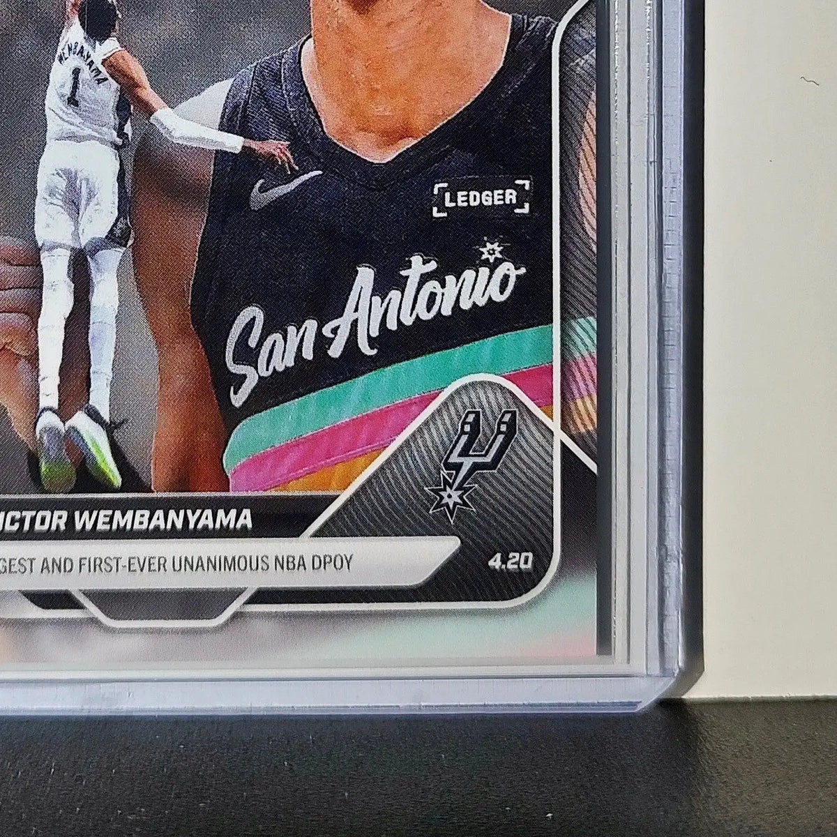 Victor Wembanyama 2025-26 Topps Now #DPOY Defensive Player of the Year Spurs - Basketball Card Single