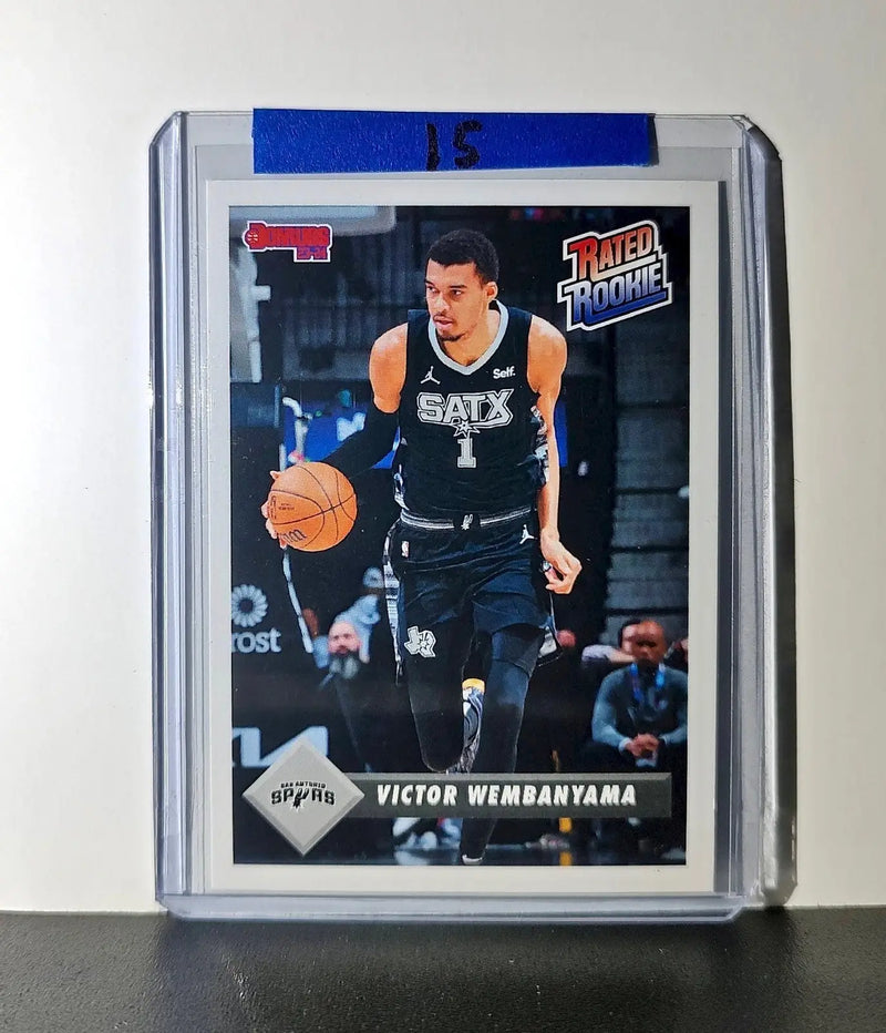 Victor Wembanyama Rookie 2023-24 Panini Donruss Rated Rookie #1 Basketball Card - Basketball Card Single