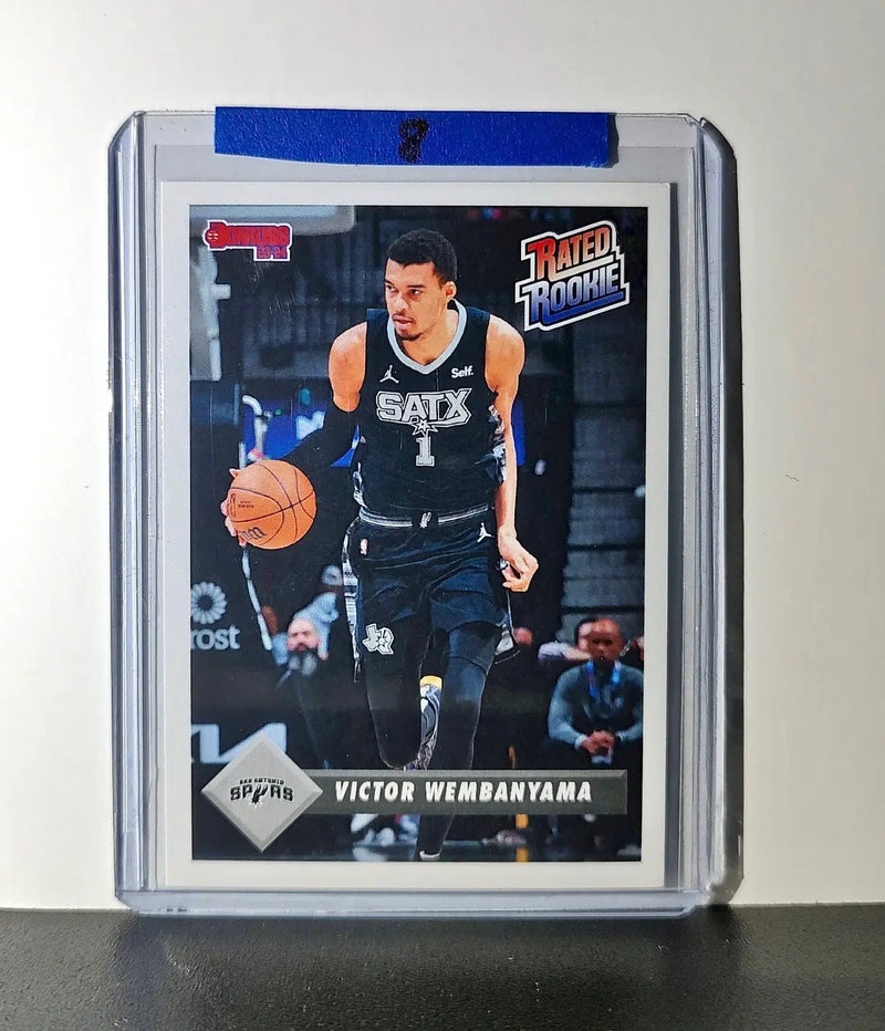 Victor Wembanyama Rookie 2023-24 Panini Donruss Rated Rookie #1 Basketball Card - Basketball Card Single