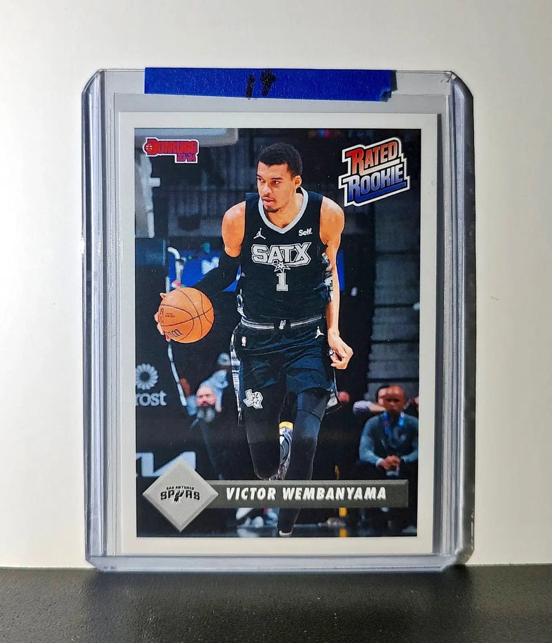 Victor Wembanyama Rookie 2023-24 Panini Donruss Rated Rookie #1 Basketball Card - Basketball Card Single