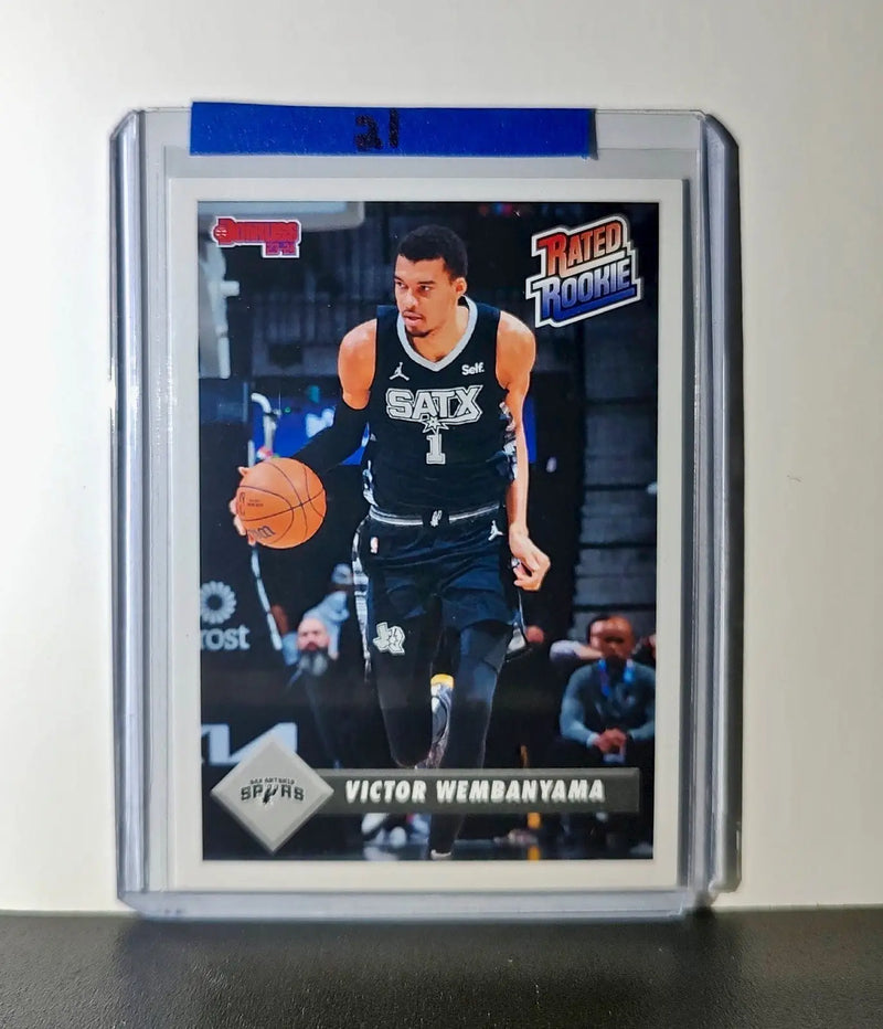 Victor Wembanyama Rookie 2023-24 Panini Donruss Rated Rookie #1 Basketball Card - Basketball Card Single