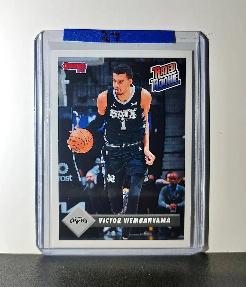 Victor Wembanyama Rookie 2023-24 Panini Donruss Rated Rookie #1 Basketball Card - Basketball Card Single