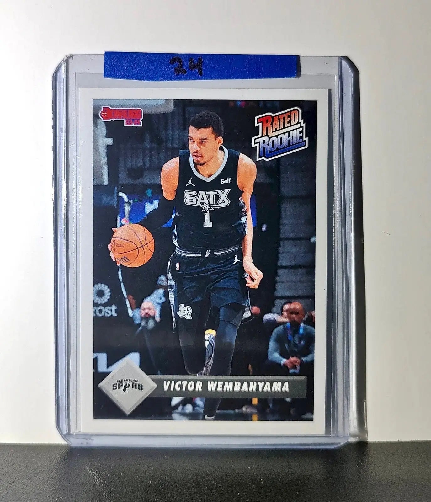 Victor Wembanyama Rookie 2023-24 Panini Donruss Rated Rookie #1 Basketball Card - Basketball Card Single