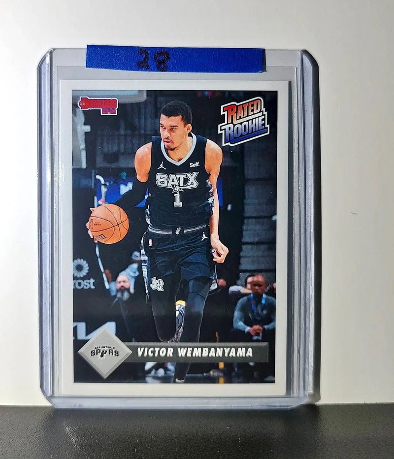 Victor Wembanyama Rookie 2023-24 Panini Donruss Rated Rookie #1 Basketball Card - Basketball Card Single