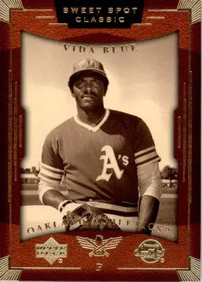 Vida Blue - 2004 Upper Deck Sweet Spot Classic - #85 - Baseball - Baseball Card Single