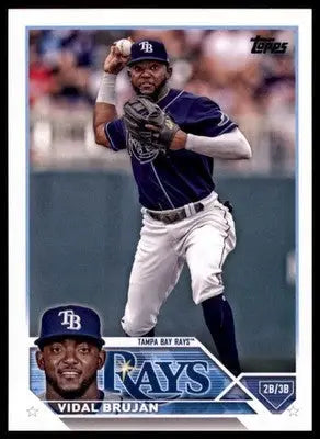 Vidal Bruján 2023 Topps #613 Tampa Bay Rays - Baseball Card Single