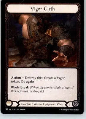 Vigor Girth - Heavy Hitters - HVY175 - Cold Foil NM - TCG Card Single