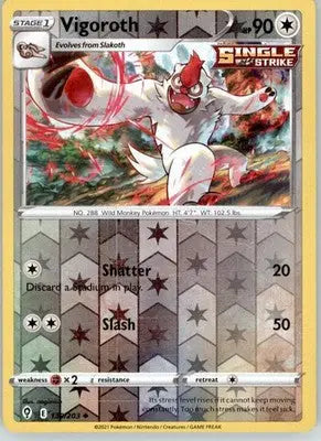 Vigoroth - Evolving Skies - 130/203 - Reverse Holo LP Pokemon - Pokémon Card Single