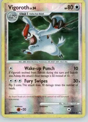 Vigoroth - Mysterious Treasures - HP - 68/123 - Pokémon Card Single