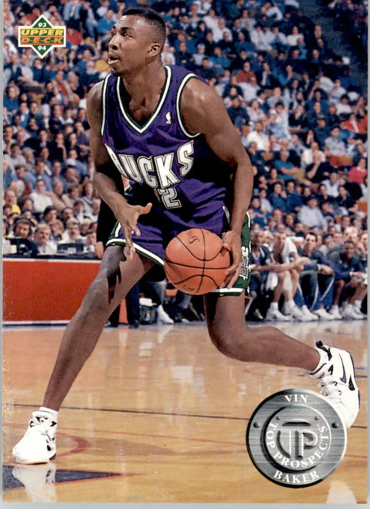 Vin Baker - 1993-94 Upper Deck - #490 - Basketball - Basketball Card Single