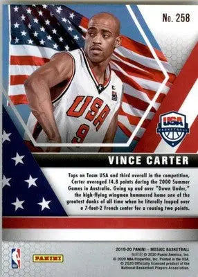 Vince Carter - 2019-20 Panini Mosaic - #258 - Basketball - Basketball Card Single