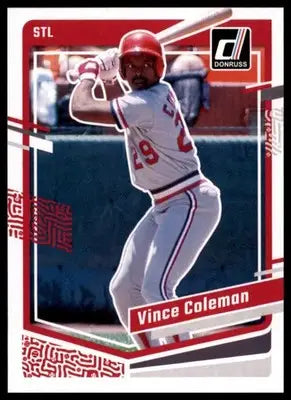 Vince Coleman 2023 Donruss #184 St. Louis Cardinals - Baseball Card Single