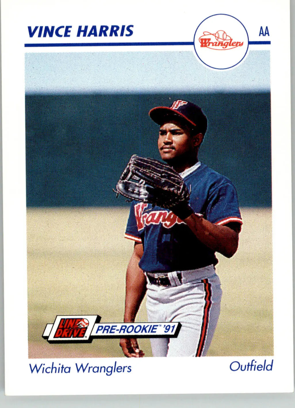 Vince Harris - 1991 Line Drive AA - #607 - Baseball - Baseball Card Single