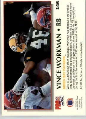 Vince Workman - 1992 Pro Set Power - #146 - Football - Football Card Single