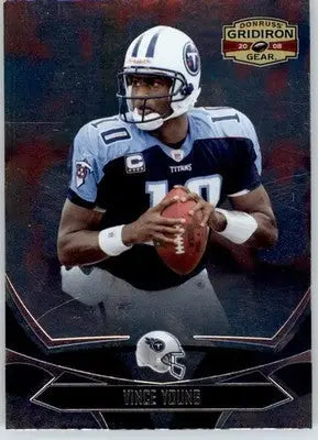 Vince Young - 2008 Donruss Gridiron Gear - #95 - Football - Football Card Single
