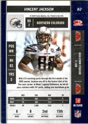 Vincent Jackson - 2009 Playoff Contenders - #82 - Football - Football Card Single