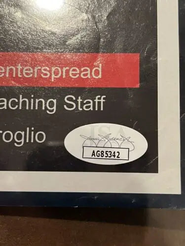 Autographed Vine Line Chicago Cubs Magazine with Billy Williams and Ron Santo dual auto