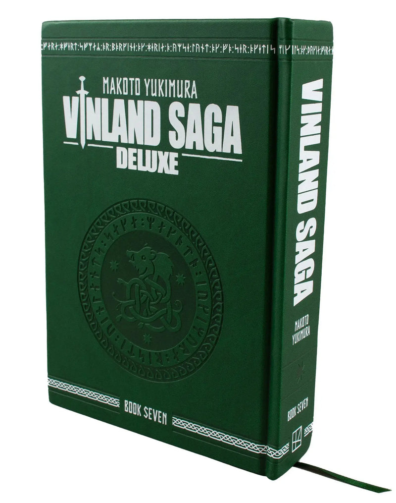 Green Vinland Saga Deluxe Book featuring action epic with includes volumes collection